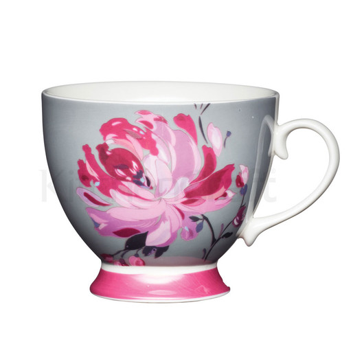 KC Чашка фарфоровая Розовый цветок 400 мл  (арт. 775344)