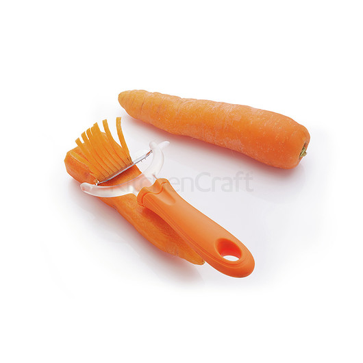 KC Нож для чистки и нарезки овощей горизонтальный 2в1  (арт. 697622)