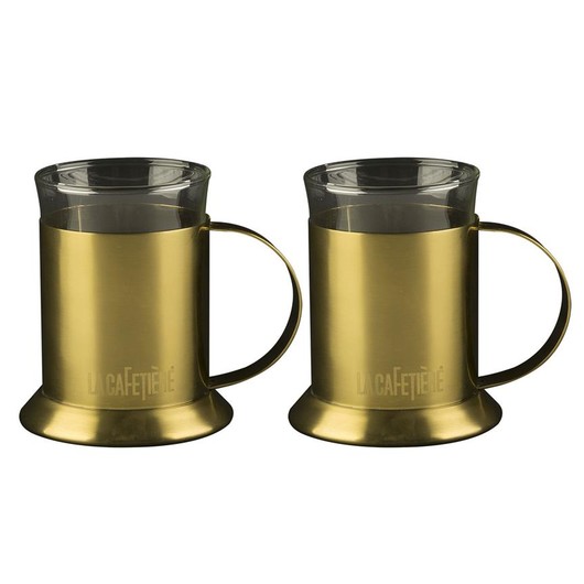 CT La Cafetiere Edited Набір чашок золотистого кольору 2 шт  (арт. 5201339)