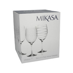 Mikasa Cheers Набор бокалов для красного вина из хрусталя 4 ед