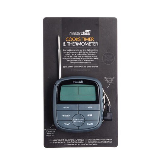 MC Термометр с таймером электронный цифровой  (арт. 593962)