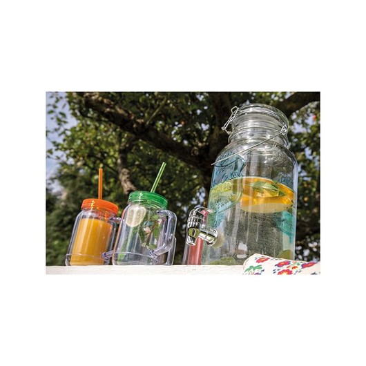 Coolmovers Romany Чашка пластикова з кришкою і трубочкою 400мл  (арт. 648389-з)