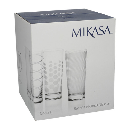 Mikasa Cheers Набор стаканов из хрусталя 4 ед  (арт. 5159317)