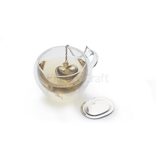 LX Заварник для чаю Серце з нержавіючої сталі  (арт. 674708)