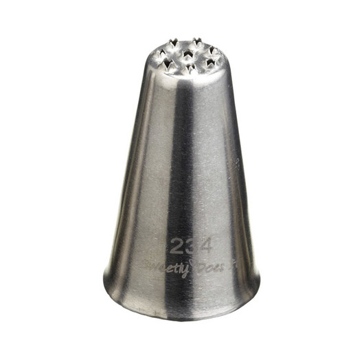 SDI Насадка на кондитерський шприц з нержавіючої сталі середня Трава / шерсть 12мм  (арт. 454348)