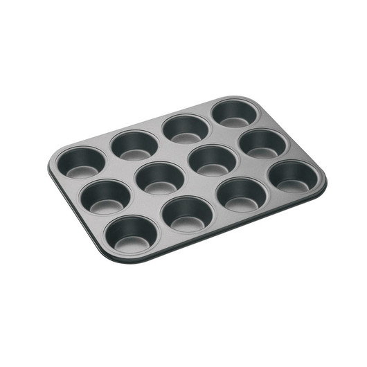MC NS Деко для випічки кексів з антипригарним покриттям (12 отворів) 35см х 27см  (арт. 135780)