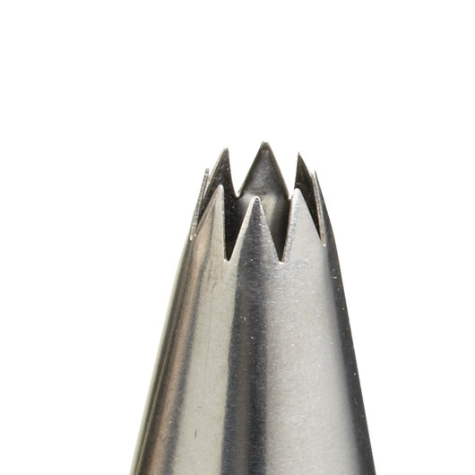 SDI Насадка на кондитерський шприц з нержавіючої сталі маленька Зірка 7мм  (арт. 454270)