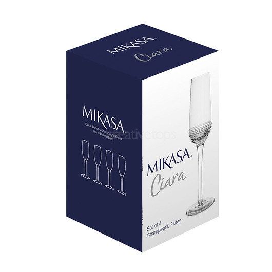 Mikasa Ciara Набор бокалов для шампанского 230 мл 4 ед  (арт. 5178505)