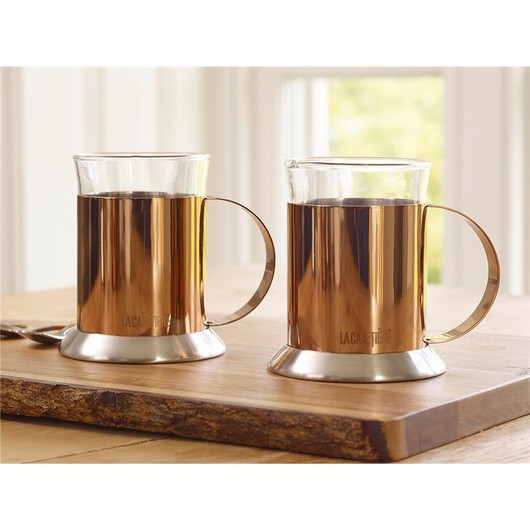CT La Cafetiere Набір чашок мідного кольору 2 шт  (арт. 5187808)