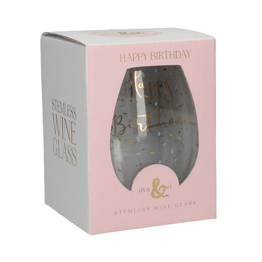 CT Ava & I Бокал для вина скляний Birthday 590 мл  (арт. 5226395)