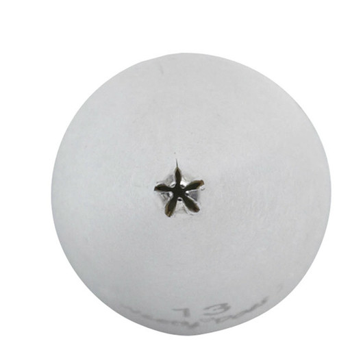 SDI Насадка на кондитерский шприц из нержавеющей стали маленькая Звезда закрытая 1мм  (арт. 454195)
