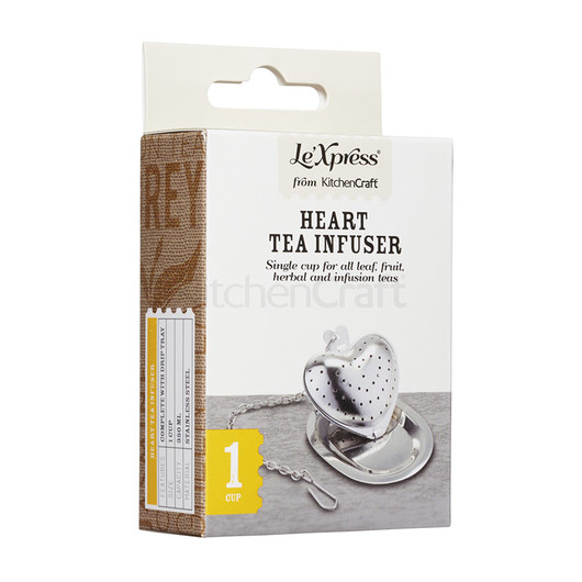 LX Заварник для чая  Сердце из нержавеющей  стали  (арт. 674708)