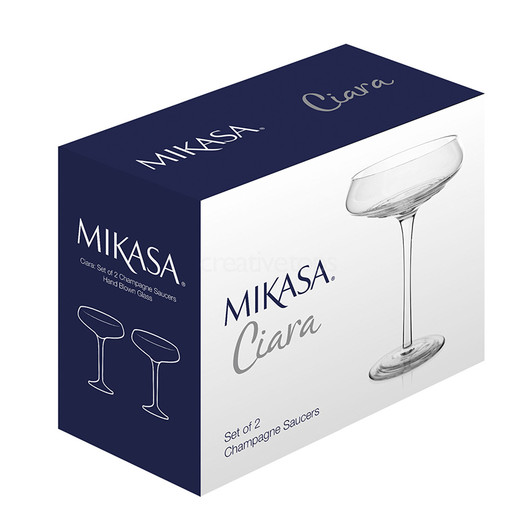 Mikasa Ciara Набір широких бокалів для шампанського 265 мл 2 од  (арт. 5178506)